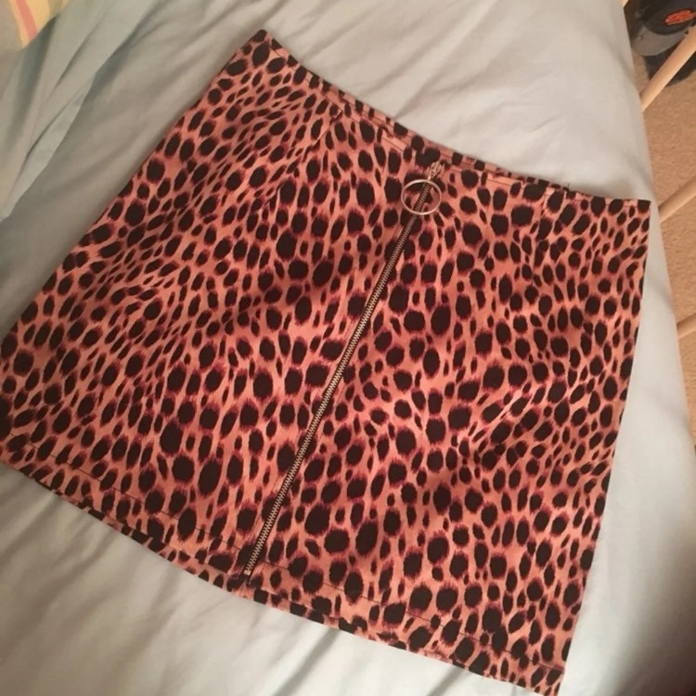 Leopard Print Skirt